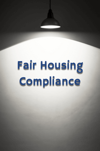 A light showcasing fair housing compliance